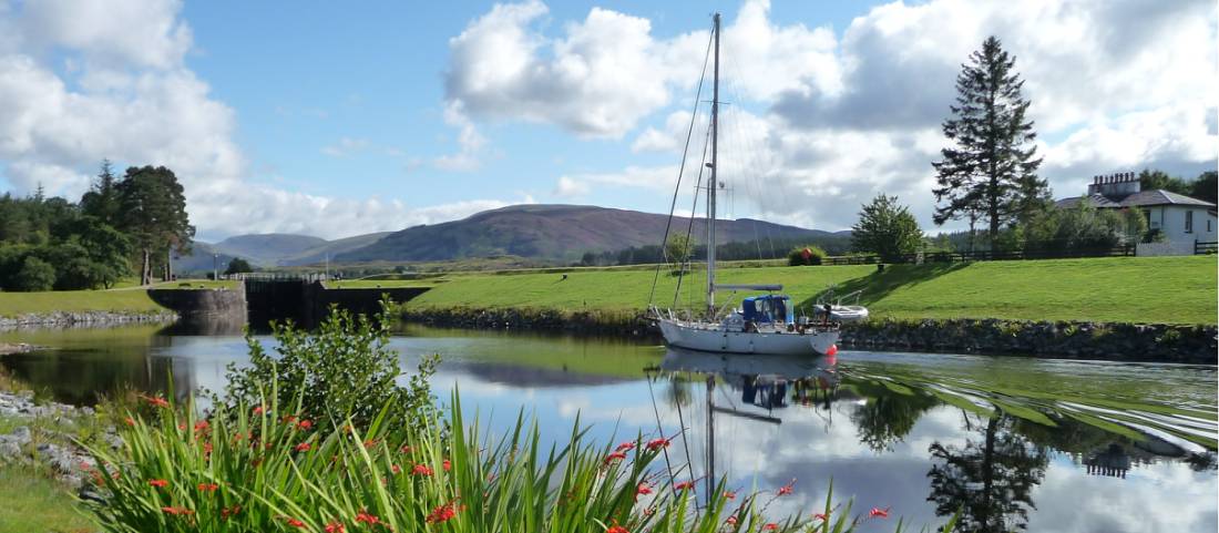 The picturesque Caledonian Canal