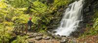 Admiring a waterfall on the Rob Roy Way | Kenny Lam