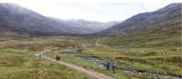Trail between Kinlochleven and Fort William on the West Highland Way, Scotland