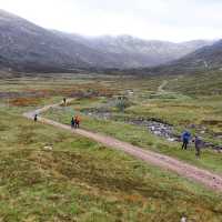 Trail between Kinlochleven and Fort William on the West Highland Way, Scotland