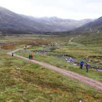 Trail between Kinlochleven and Fort William on the West Highland Way, Scotland
