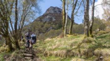 Walkers on the Rob Roy Way in The Trossachs | Kenny Lam