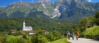 Soca Valley forms a stunning backdrop for cycling | Tomo Jesenicnik