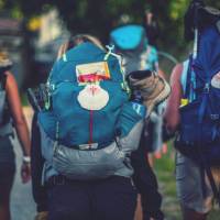 Pilgrims walking on the Camino in Spain | @timcharody