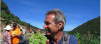 Andreas Holland, Food Lover's Spanish Camino escort, walking with group in Galicia Spain |  <i>Andreas Holland</i>