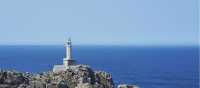 A lighthouse on the Lighthouse Way in Spain