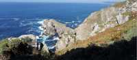 Rugged coastal views on the Camino dos Faros