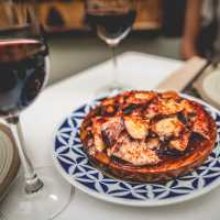Delicious plate of pulpo, octopus, in Spain | Tim Charody