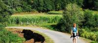 Idyllic walking along the Camino Sanabres in Spain