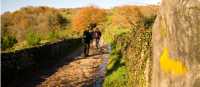 Walking along the Camino