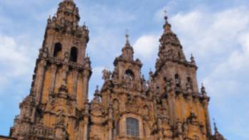 The famous cathedral in Santiago | Erin Williams