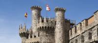 Castle in Ponferrada is a feature while cycling or walking along the camino in Spain | Andrew Bain