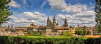 The iconic Santiago de Compostela as seen from the Camino de Invierno (Winter Way). | Adolfo Enríquez