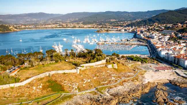 Monterreal Castle in the Ría de Vigo in Galicia, Spain. | Tim Charody