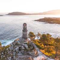 The Virgen de la Roca (Virgin of the Rock) monument in Baiona, Spain. | Tim Charody