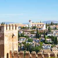 View over Granada from the Alhambra