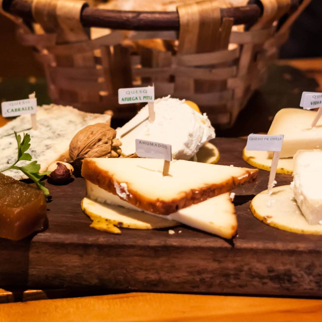 Cheese tasting board