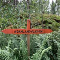 Signage on the Sörmland Trail