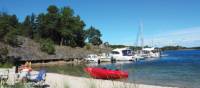 Sunshine on the beach fronts of Nåttarö and Ålö Islands | Kathy Kostos