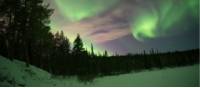 Swirling northern lights in Swedish Lapland |  <i>Ross Baker</i>