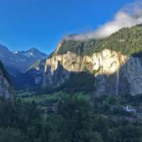 Early morning view of Lauterbrunnen | Nicola Croom