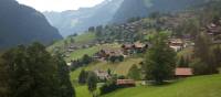 Houses high above Grindelwald | Kate Baker