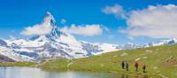 Hiking trails with views of the Matterhorn