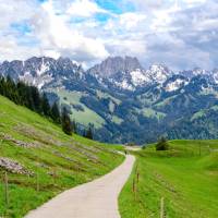 Alpine views along the Via Jacobi
