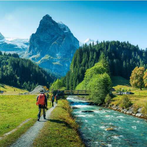 Hiking in the Bernese Oberland, Switzerland
