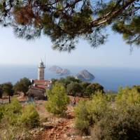 Cape Gelidonia lighthouse and the 'Five Islands' on Turkey's Lycian Way | Lilly Donkers