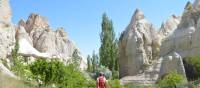 Walking through a valley in Cappadocia | Erin Williams