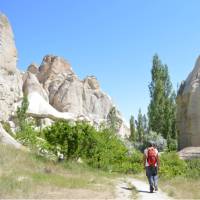 Walking through a valley in Cappadocia | Erin Williams