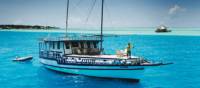 A traditional dhoni cruise is the best way to explore the turquoise waters of the Maldives