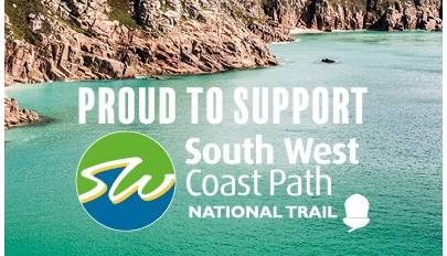 Proud to support the South West Coast Path