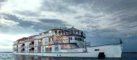 The luxurious Jahan sailing the Mekong River