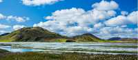 Explore the geothermal valley of Landmannalaugar in the southern highlands of Iceland