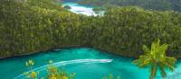 Enjoy an active adventure by boat through Raja Ampat