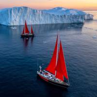 Sail aboard Elsi in West Greenland