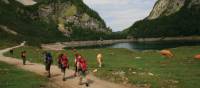 Around the Lake and mountains of Hinterer Gosausee, Austria