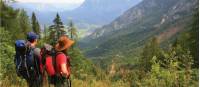 Looking down into the Gosau valley, Austria