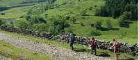 Above Swaledale, walking in England