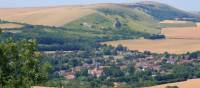 Alfriston, on the South Downs Way, England