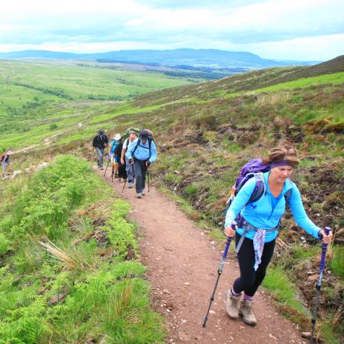 Ascending Conic Hill, Scotland