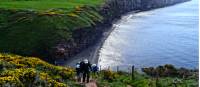 Ascending Fleswick Bay on the Coast to Coast near St Bees |  <i>John Millen</i>