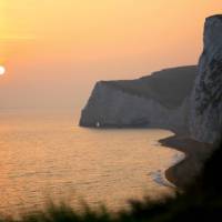 The Bat's Head cliffs near Lulworth, Dorset