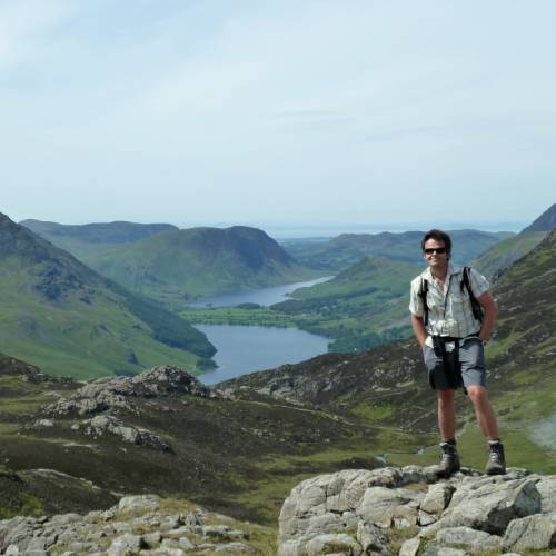 John Above Buttermere, Cumbria UK