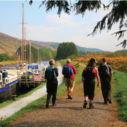 Strolling by the Caledonian Canal, Scotland