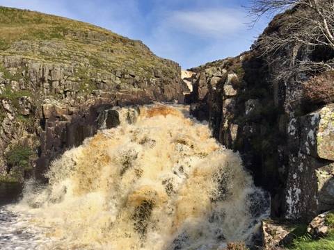 Cauldron Snout Waterfall was a favourite on the Pennine Way |  <i>Ann Madley</i>