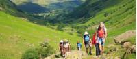 Walkers on the Coast to Coast trail, England