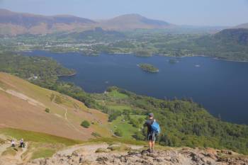 Descending Cat Bells looking towards Keswick&#160;-&#160;<i>Photo:&#160;John Millen</i>